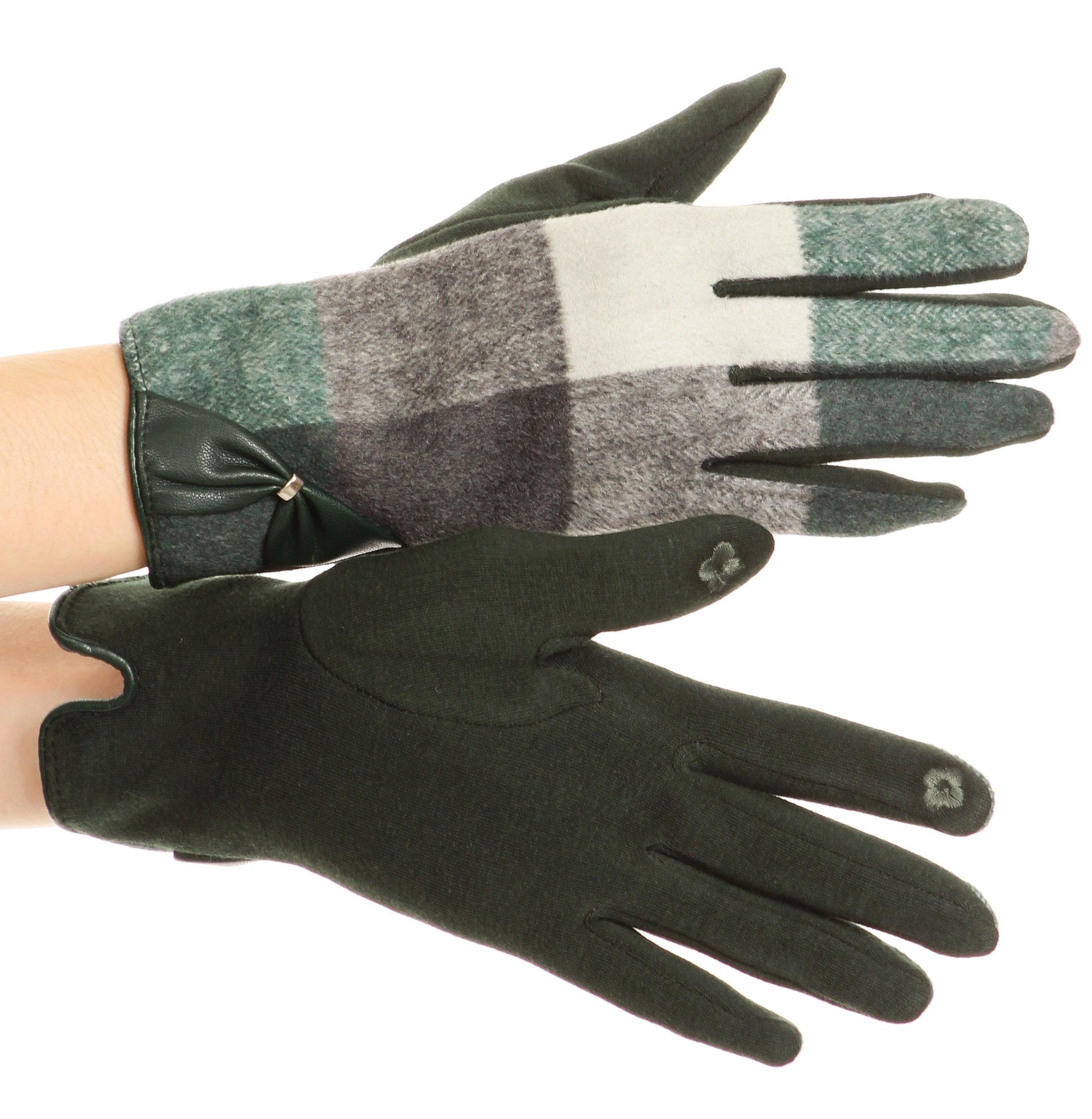 Sakkas Liya Classic Warm Driving Touch Screen Capable Stretch Gloves Fleece Lined - Concordia Style Boutique
