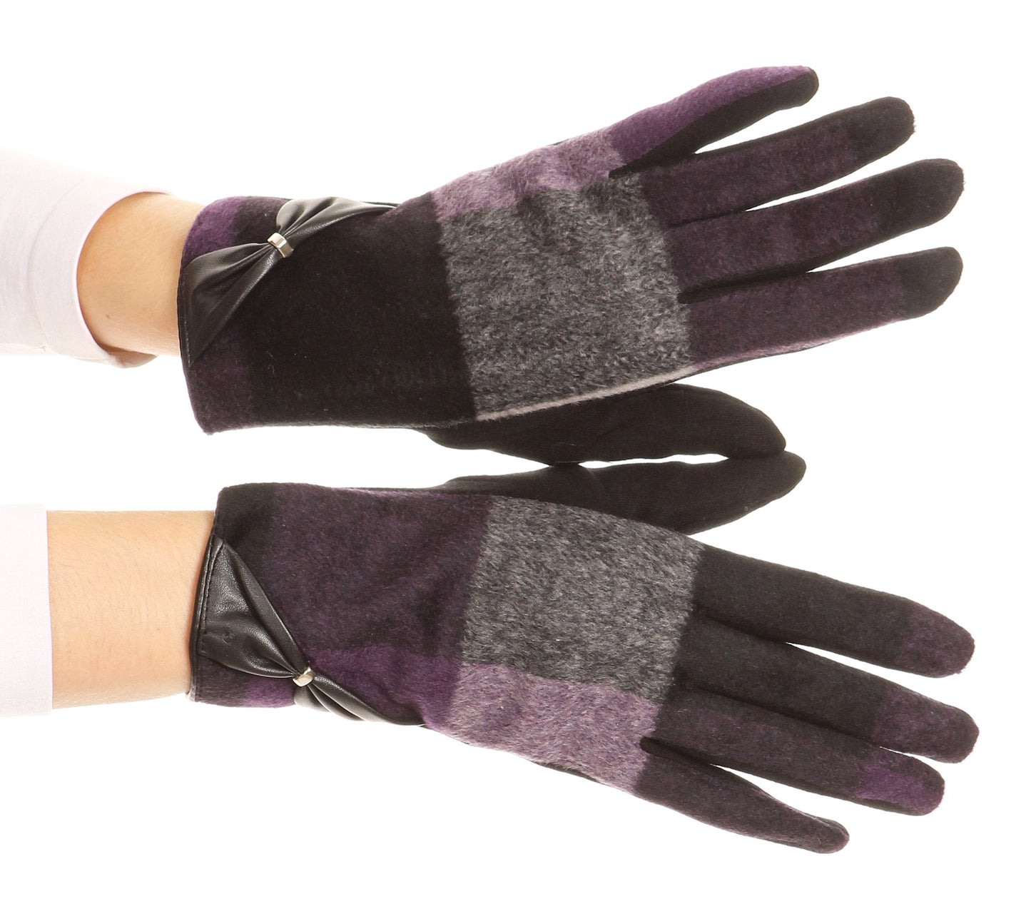 Sakkas Liya Classic Warm Driving Touch Screen Capable Stretch Gloves Fleece Lined - Concordia Style Boutique