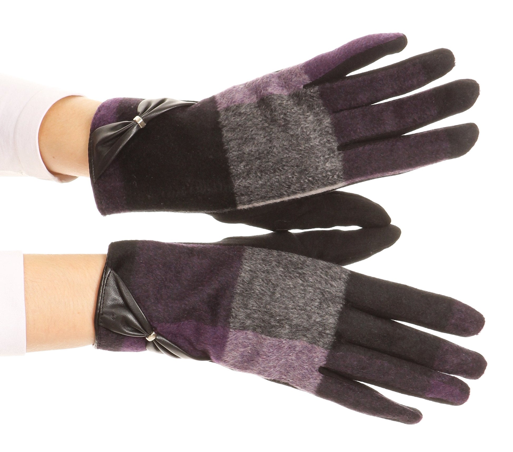 Sakkas Liya Classic Warm Driving Touch Screen Capable Stretch Gloves Fleece Lined - Concordia Style Boutique