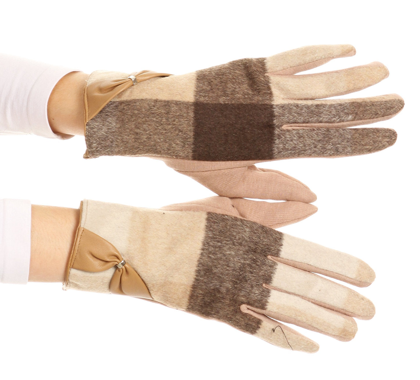 Sakkas Liya Classic Warm Driving Touch Screen Capable Stretch Gloves Fleece Lined - Concordia Style Boutique