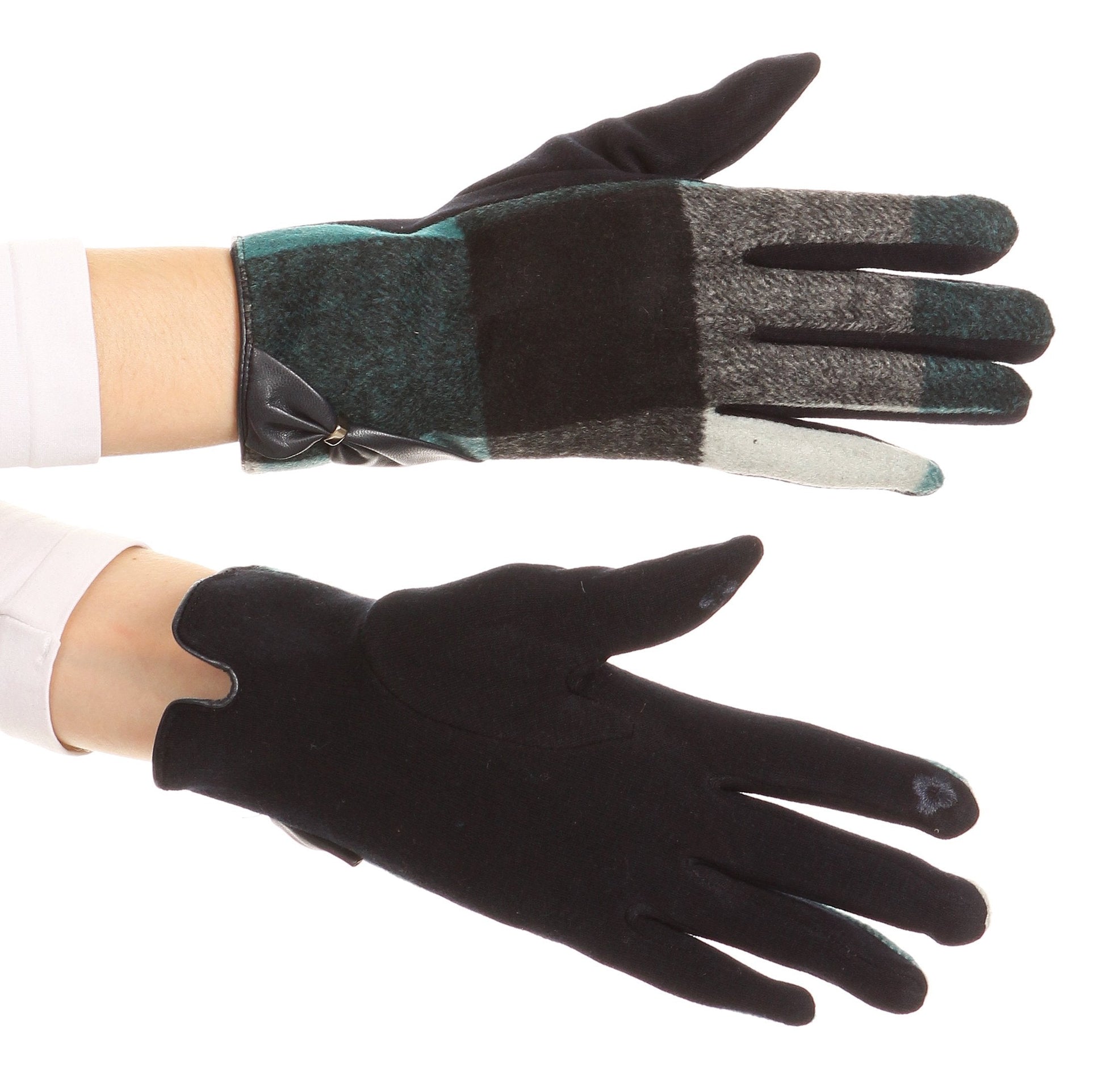 Sakkas Liya Classic Warm Driving Touch Screen Capable Stretch Gloves Fleece Lined - Concordia Style Boutique