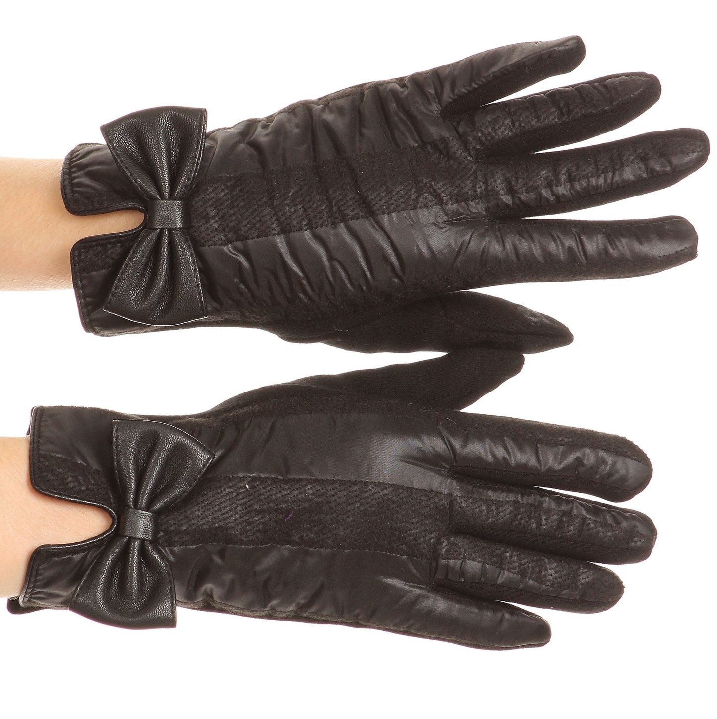 Sakkas Liya Classic Warm Driving Touch Screen Capable Stretch Gloves Fleece Lined - Concordia Style Boutique
