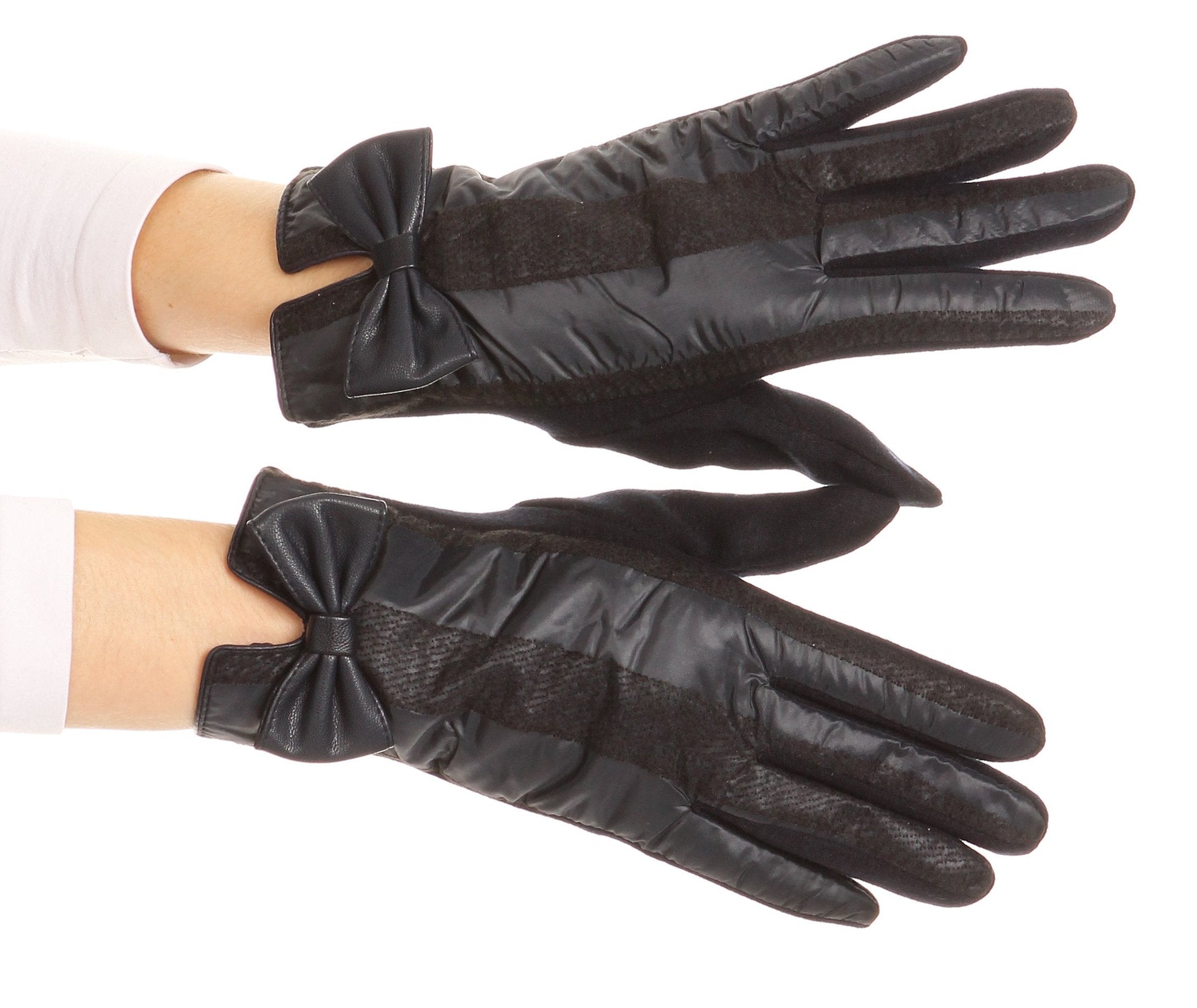 Sakkas Liya Classic Warm Driving Touch Screen Capable Stretch Gloves Fleece Lined - Concordia Style Boutique