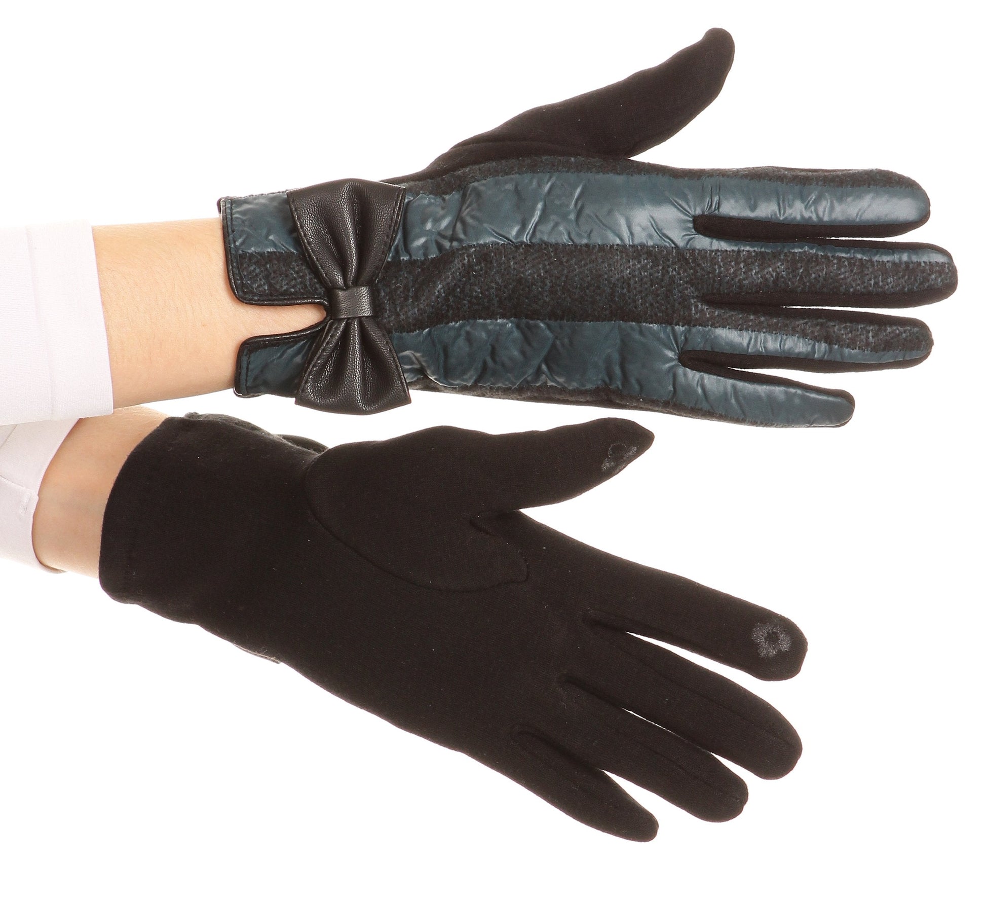 Sakkas Liya Classic Warm Driving Touch Screen Capable Stretch Gloves Fleece Lined - Concordia Style Boutique