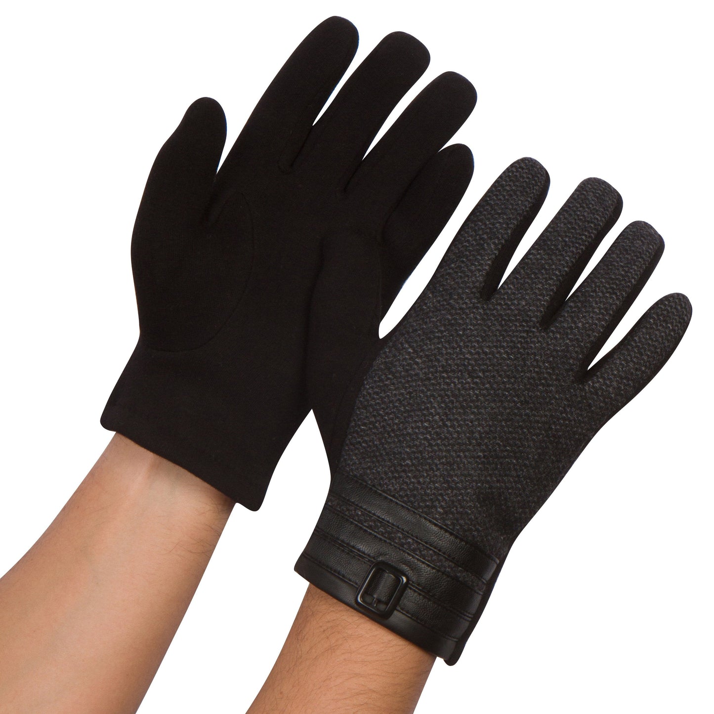 Sakkas Enes Warm Fleece Lined Driving Gloves Vegan Minimal Commute Casual - Concordia Style Boutique