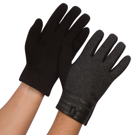 Sakkas Enes Warm Fleece Lined Driving Gloves Vegan Minimal Commute Casual - Concordia Style Boutique
