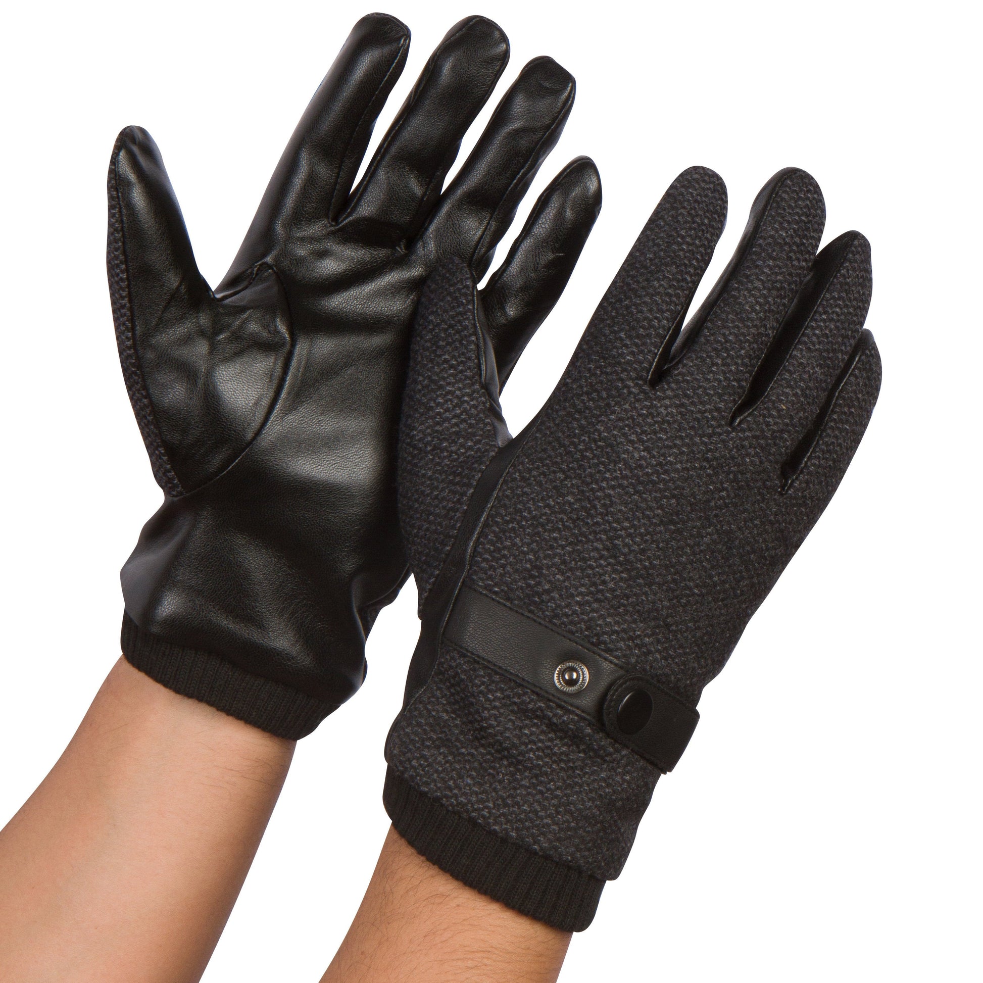 Sakkas Enes Warm Fleece Lined Driving Gloves Vegan Minimal Commute Casual - Concordia Style Boutique