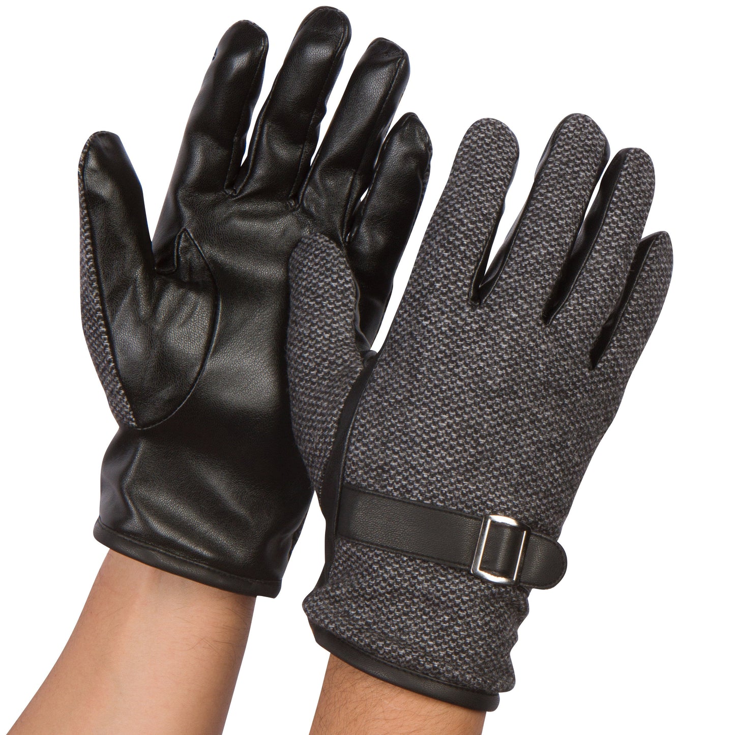 Sakkas Enes Warm Fleece Lined Driving Gloves Vegan Minimal Commute Casual - Concordia Style Boutique