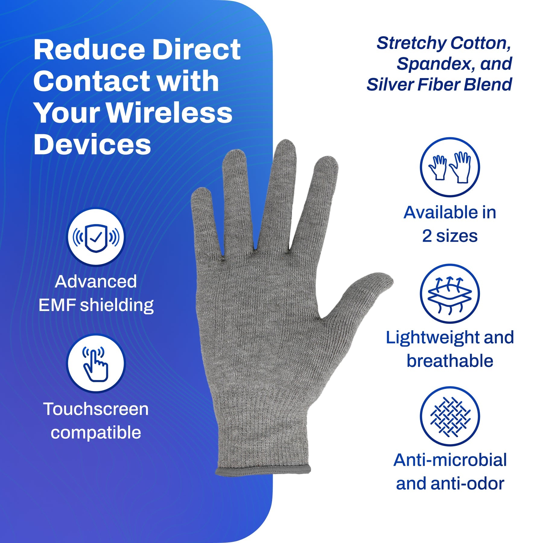 EMF Radiation Protection Gloves - Concordia Style Boutique