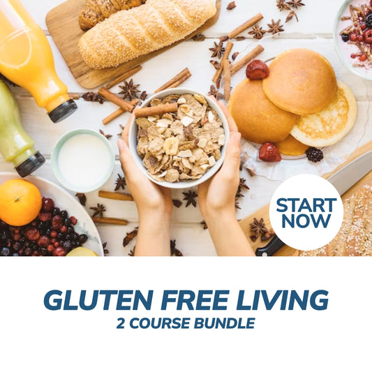 Gluten Free Living Online Bundle, 2 Certificate Courses - Premium Gluten Free from Courses For Success - Just $349! Shop now at Concordia Style Boutique