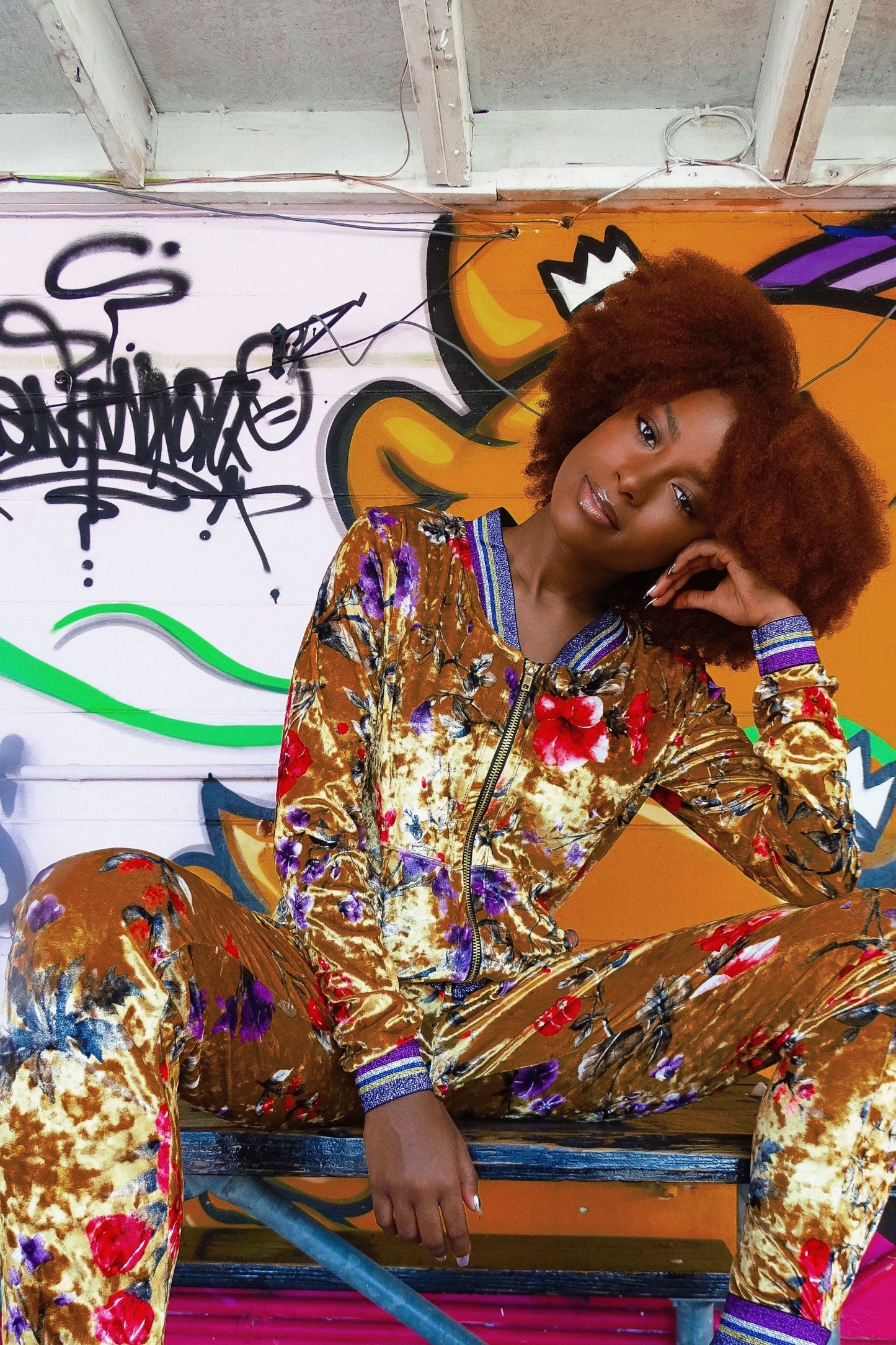 Goddess Velour Tracksuit