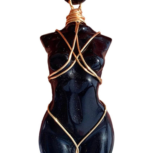 Goddess Body Crystal Pendant Necklace - Concordia Style Boutique