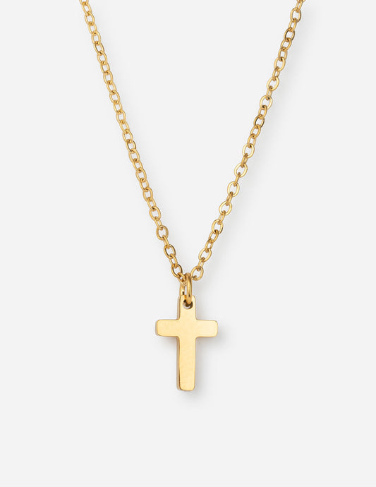 Gold Cross Necklace - Concordia Style Boutique