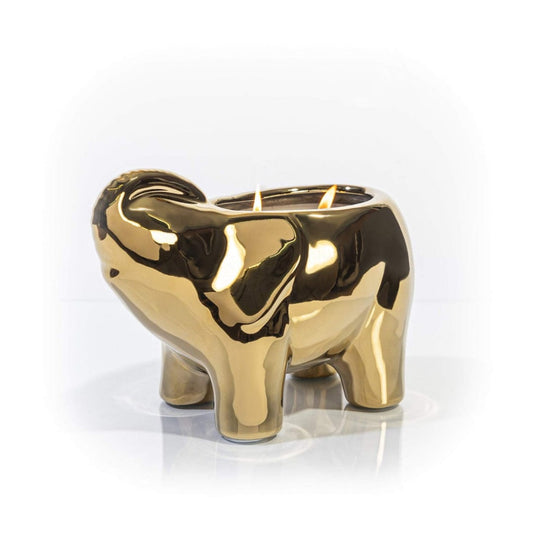 Gold Elephant Candle - Concordia Style Boutique