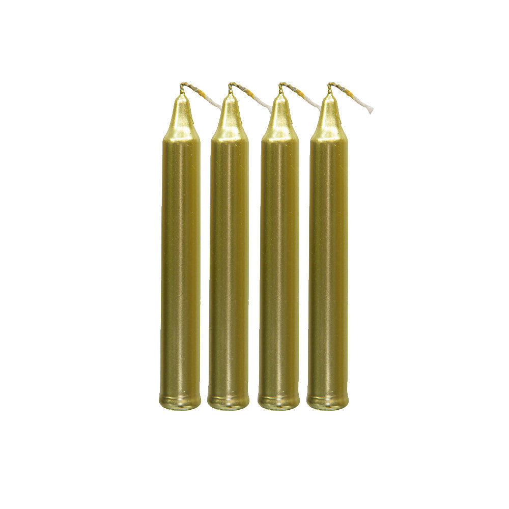 Mini Ritual Candle - Gold (Set of 4) - Concordia Style Boutique