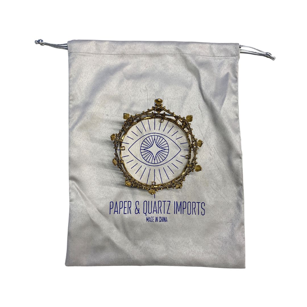 Gothic Structures Mini Crown Tiara in Antiqued Gold