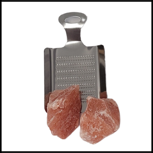 1/2lb Himalayan Pink Salt with Grater - Concordia Style Boutique