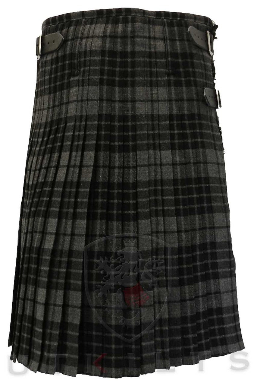 Traditional Kilt - Premium Wool, Gray Watch