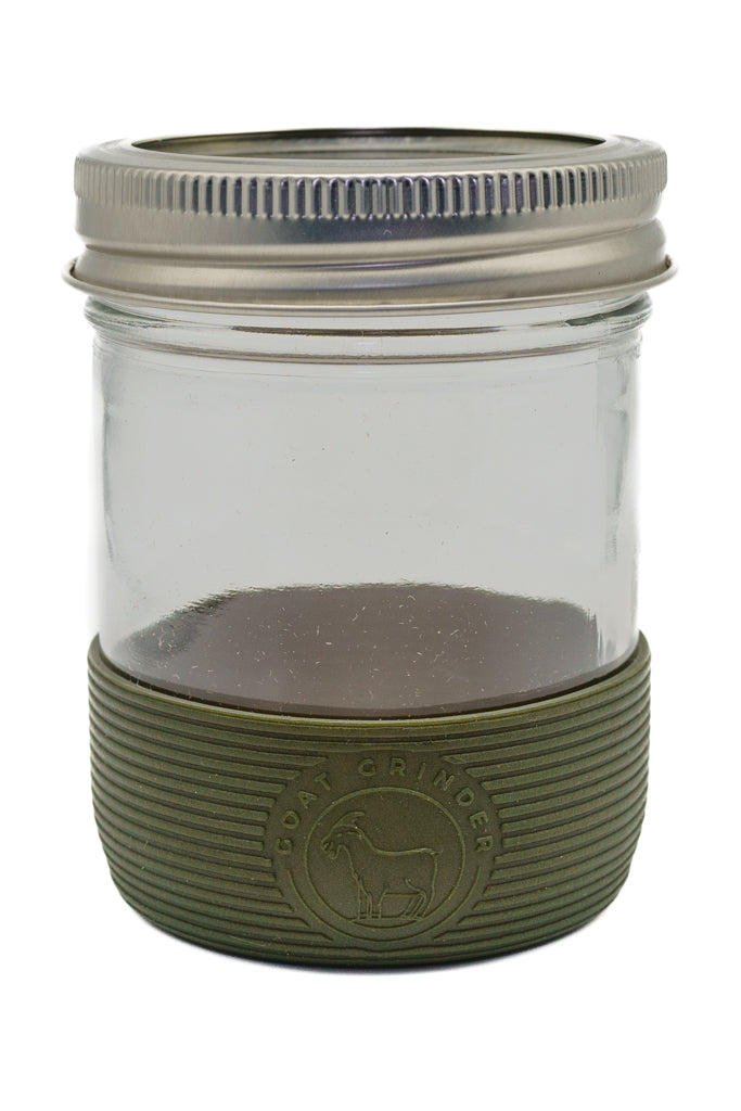 8oz Plain Herb Storage JAR, Lid, and SHADE - Concordia Style Boutique