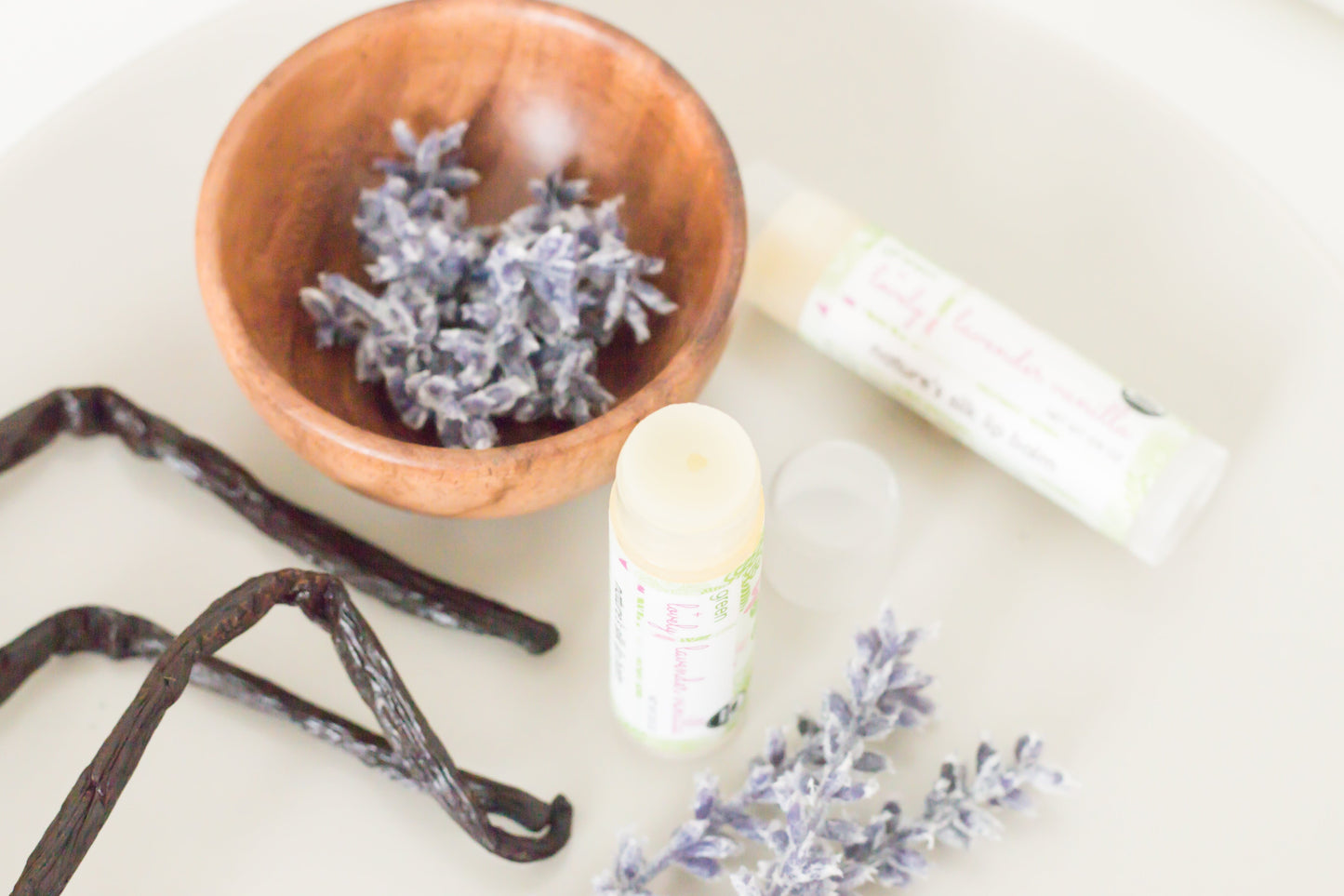Lavender Vanilla /// Organic Lip Balm Butter for Intense Moisture - Beauty Gift - Concordia Style Boutique