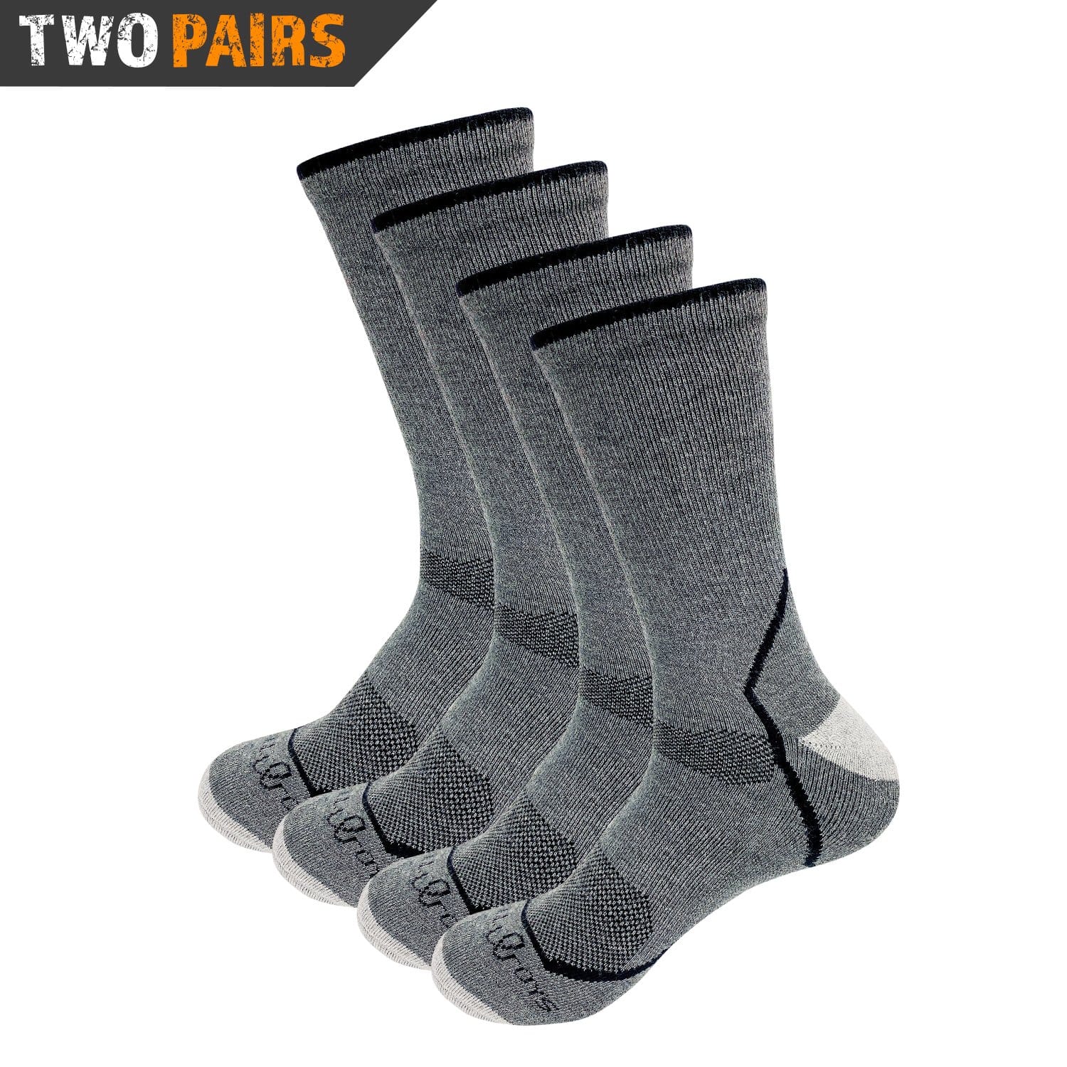 Bamboo Terry Crew Socks - 2 Pairs - Concordia Style Boutique