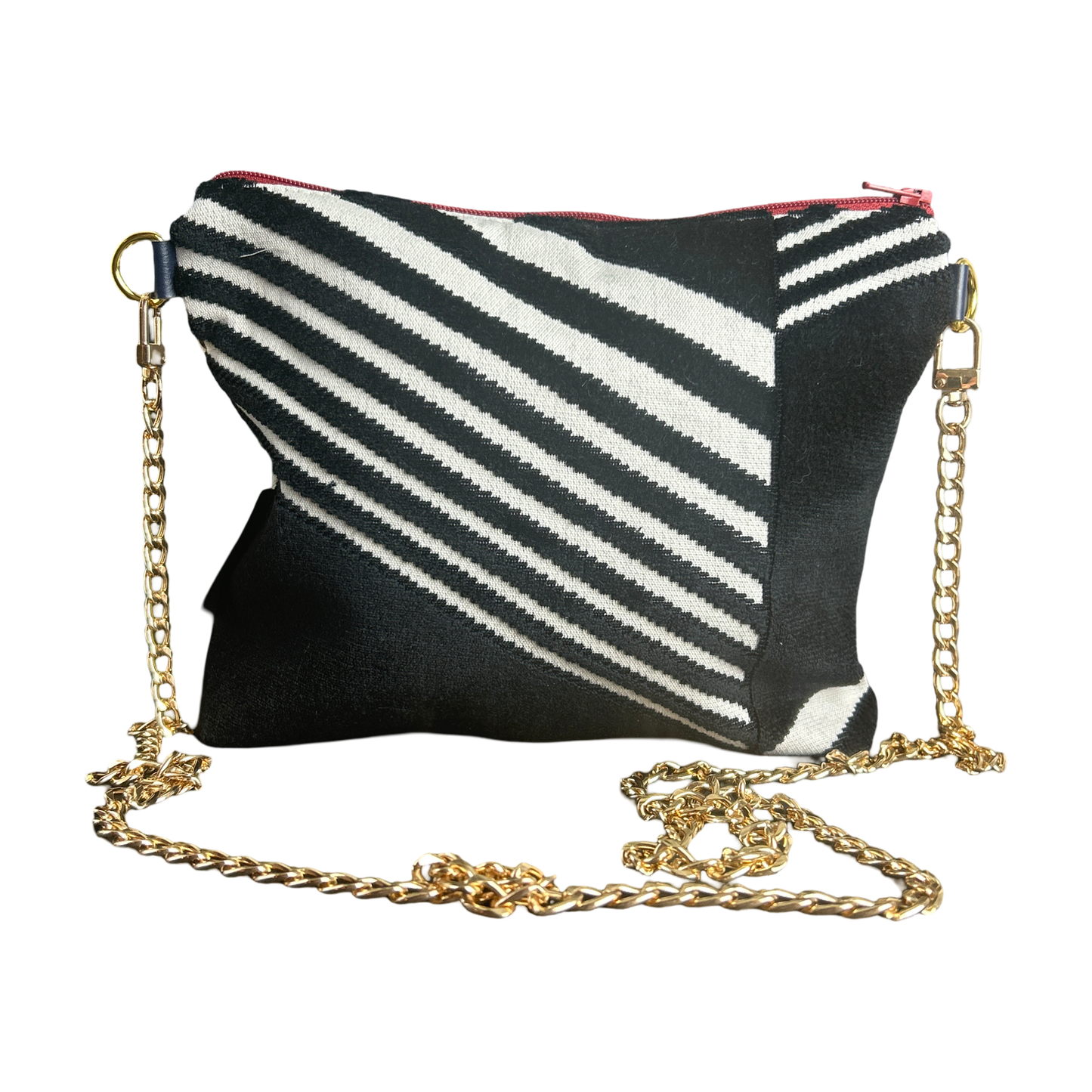 Floral Leopard Vintage Silk Scarf Crossbody Bag