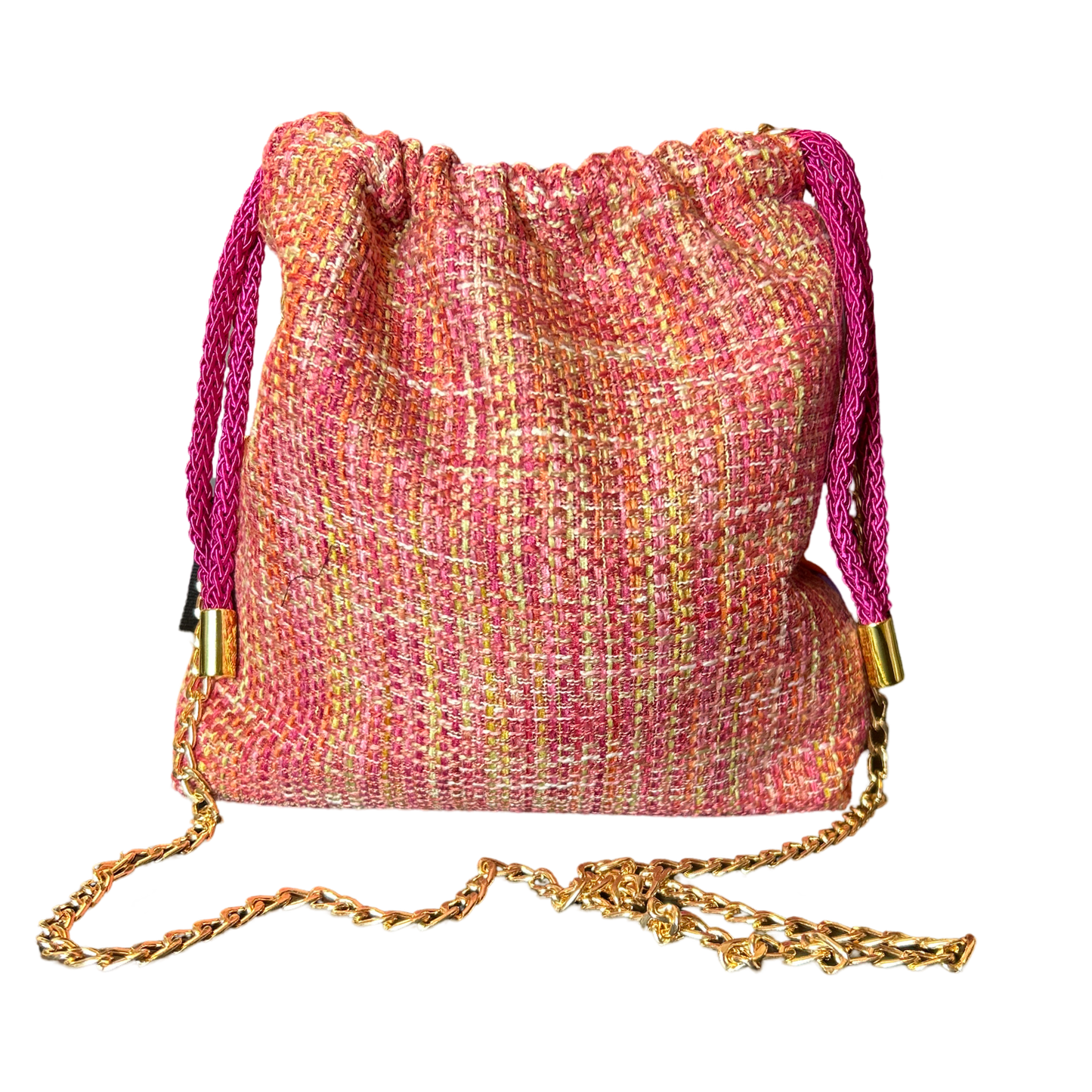 Pop Art Equestrian Vintage Scarf Drawstring Crossbody Bag