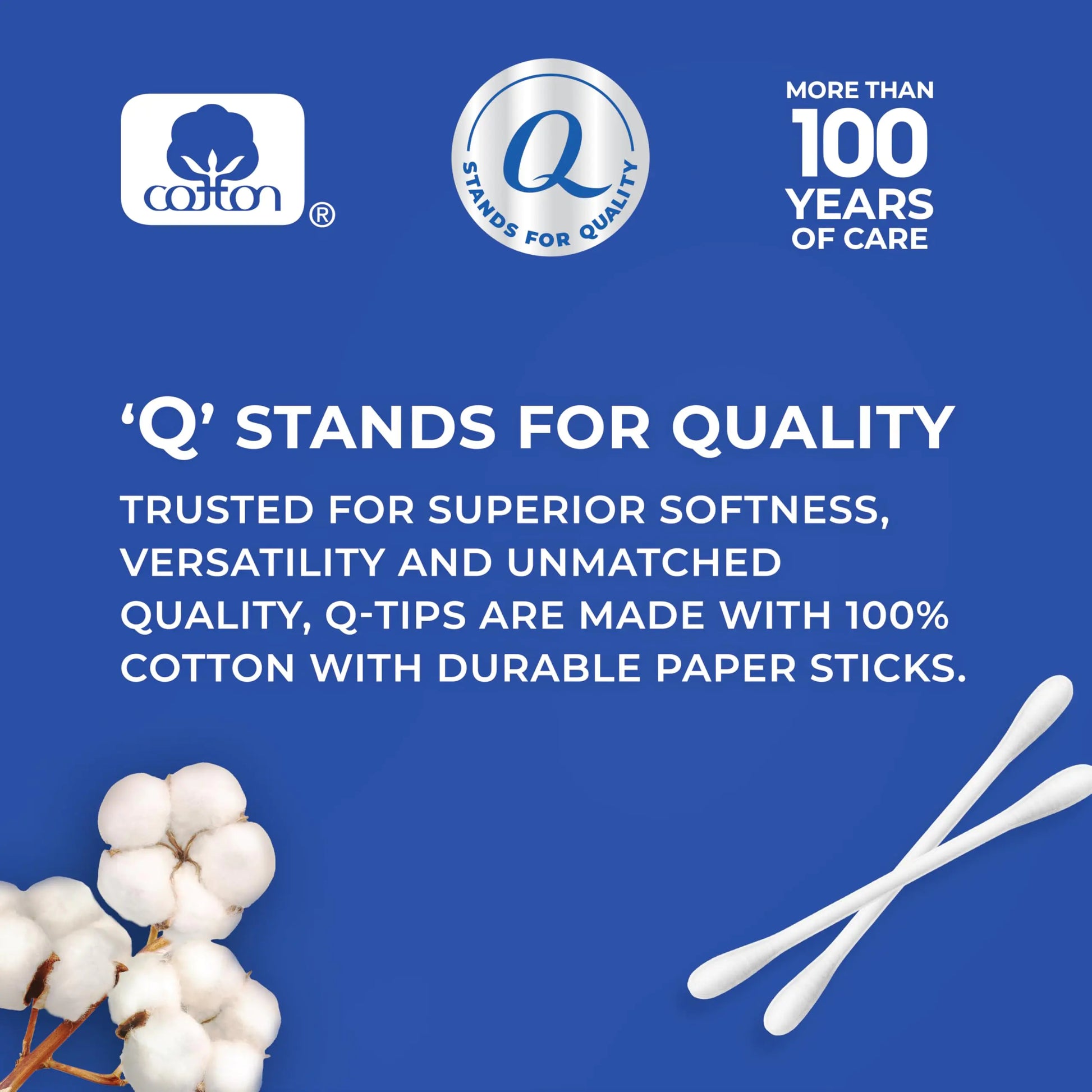 Q-tips Cotton Swabs - Premium Cotton Swabs from Concordia Style Boutique - Just $14.36! Shop now at Concordia Style Boutique