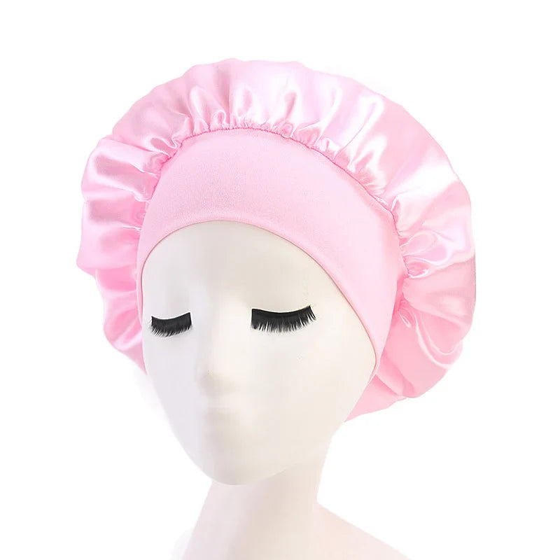 Satin Hair Bonnet / Styling Cap (1 pc)