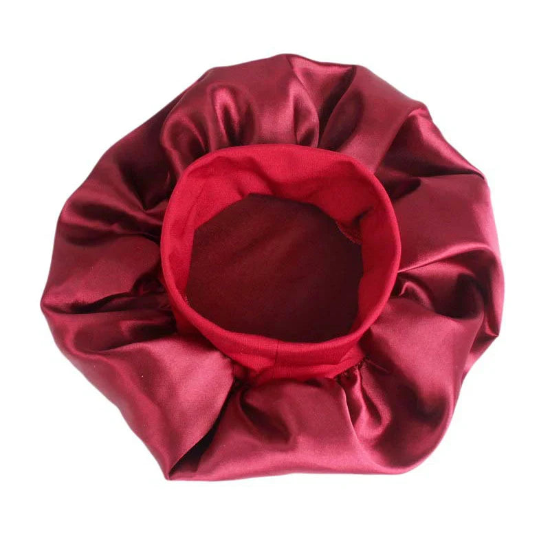 Satin Hair Bonnet / Styling Cap (1 pc)