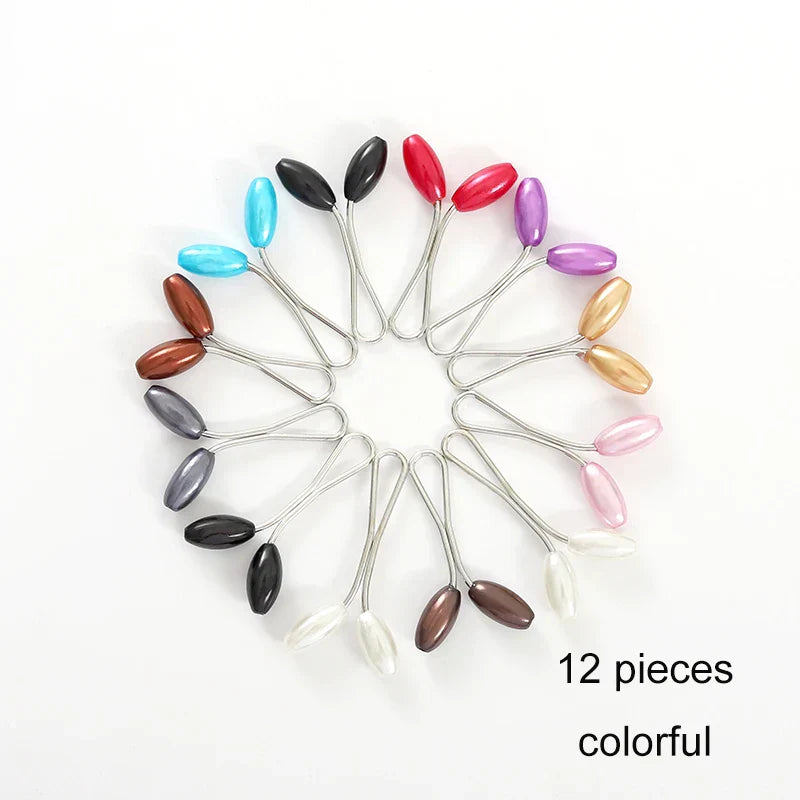Oval Hijab Pins Scarf Clips Shawl Turban Jewelry Accessories Wholesale