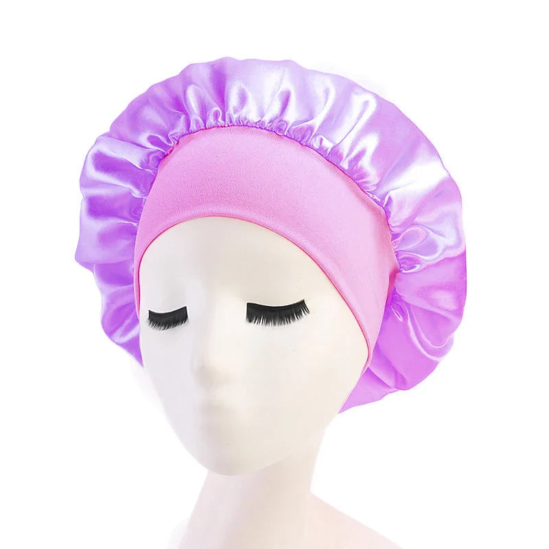 Satin Hair Bonnet / Styling Cap (1 pc)