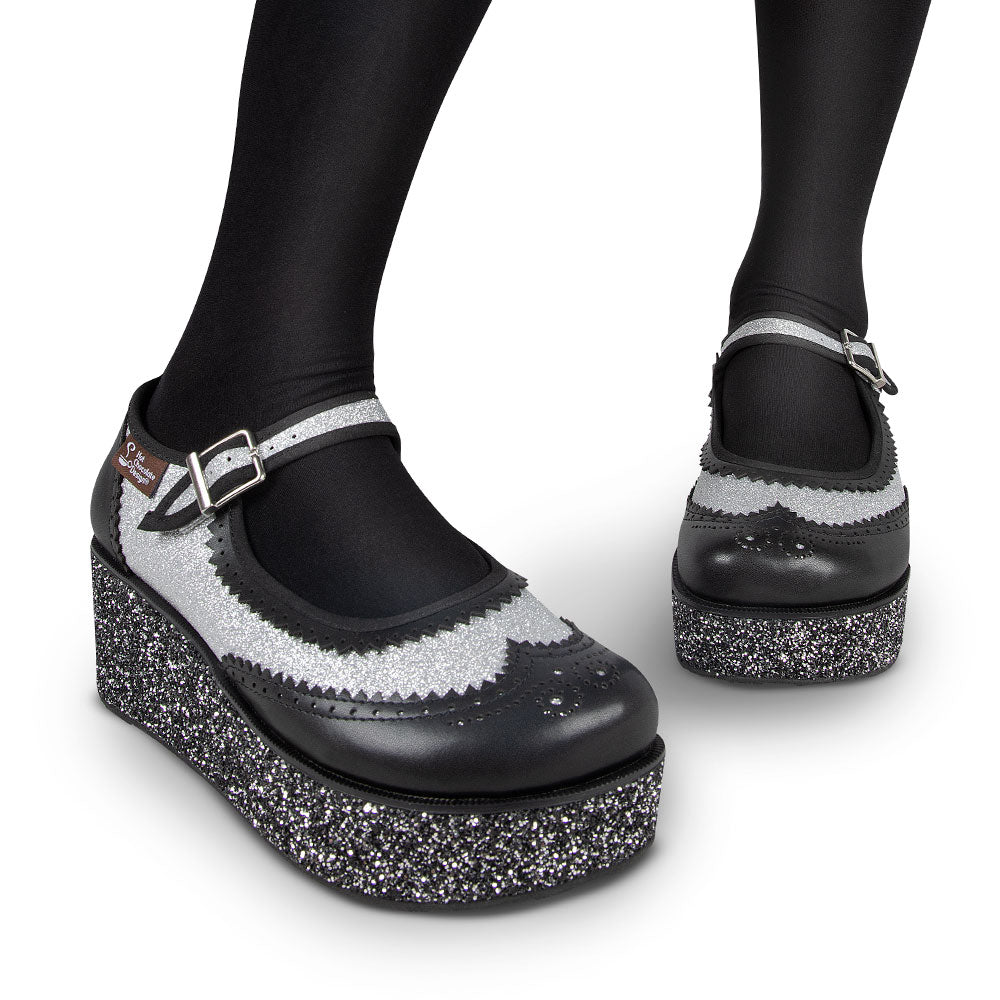Chocolaticas® Havana Glitter Women's Mary Jane Platform - Concordia Style Boutique