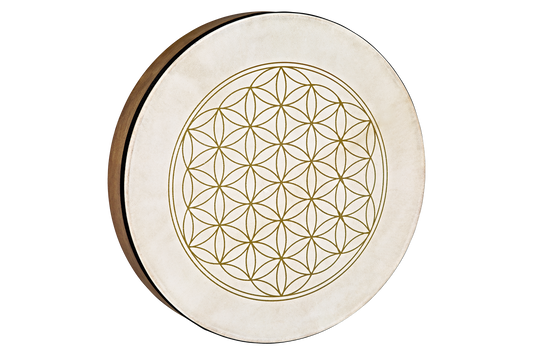 16" Designed Hand Drum, Flower of Life