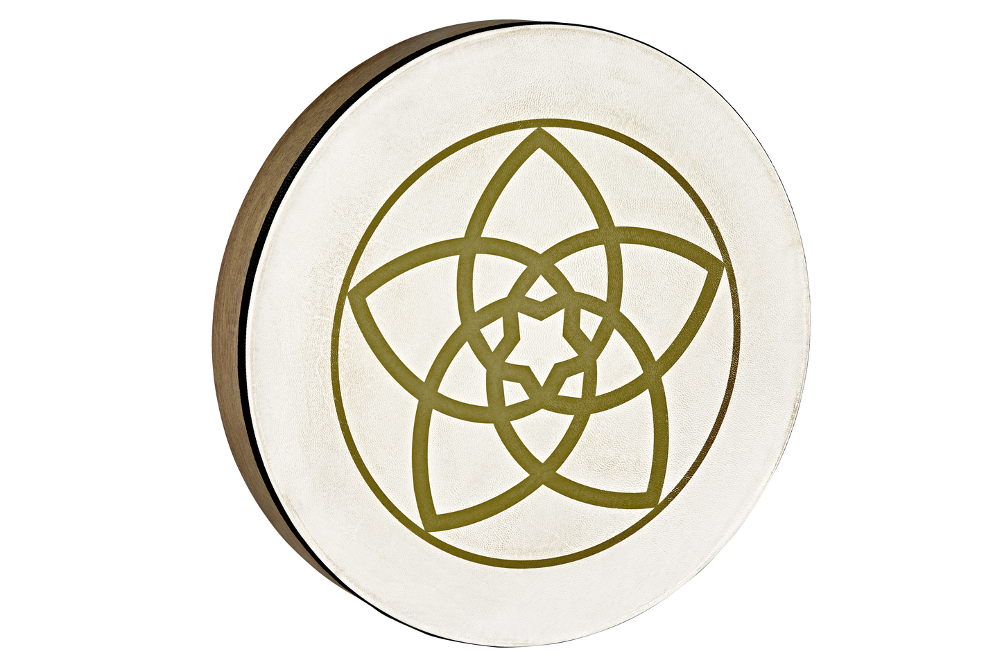 16" Designed Hand Drum, Venus Flower