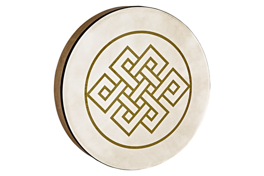 16" Designed Hand Drum, Endless Knot