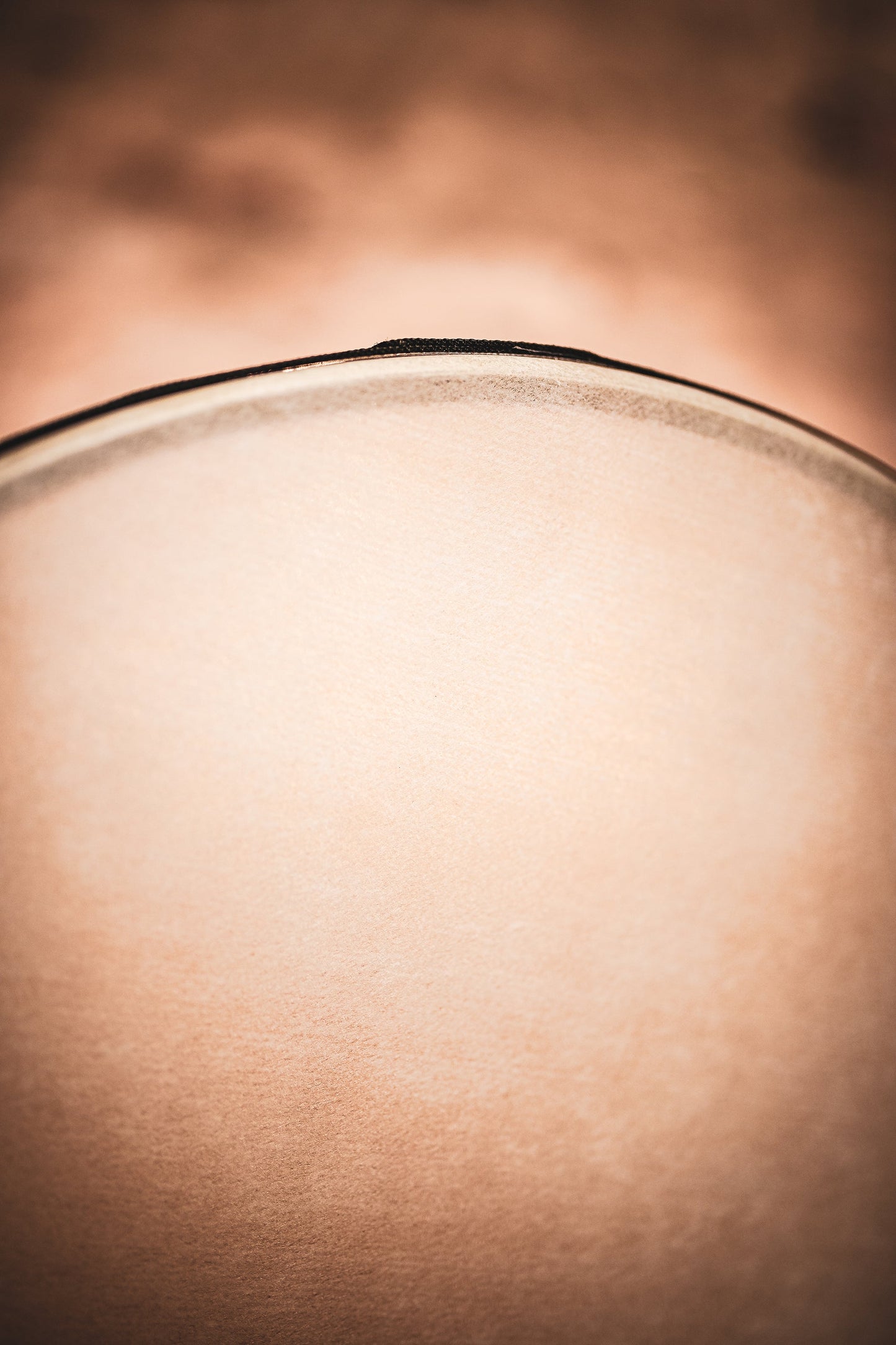 18" Woven Synthetic Head Hand Drum, Walnut Brown