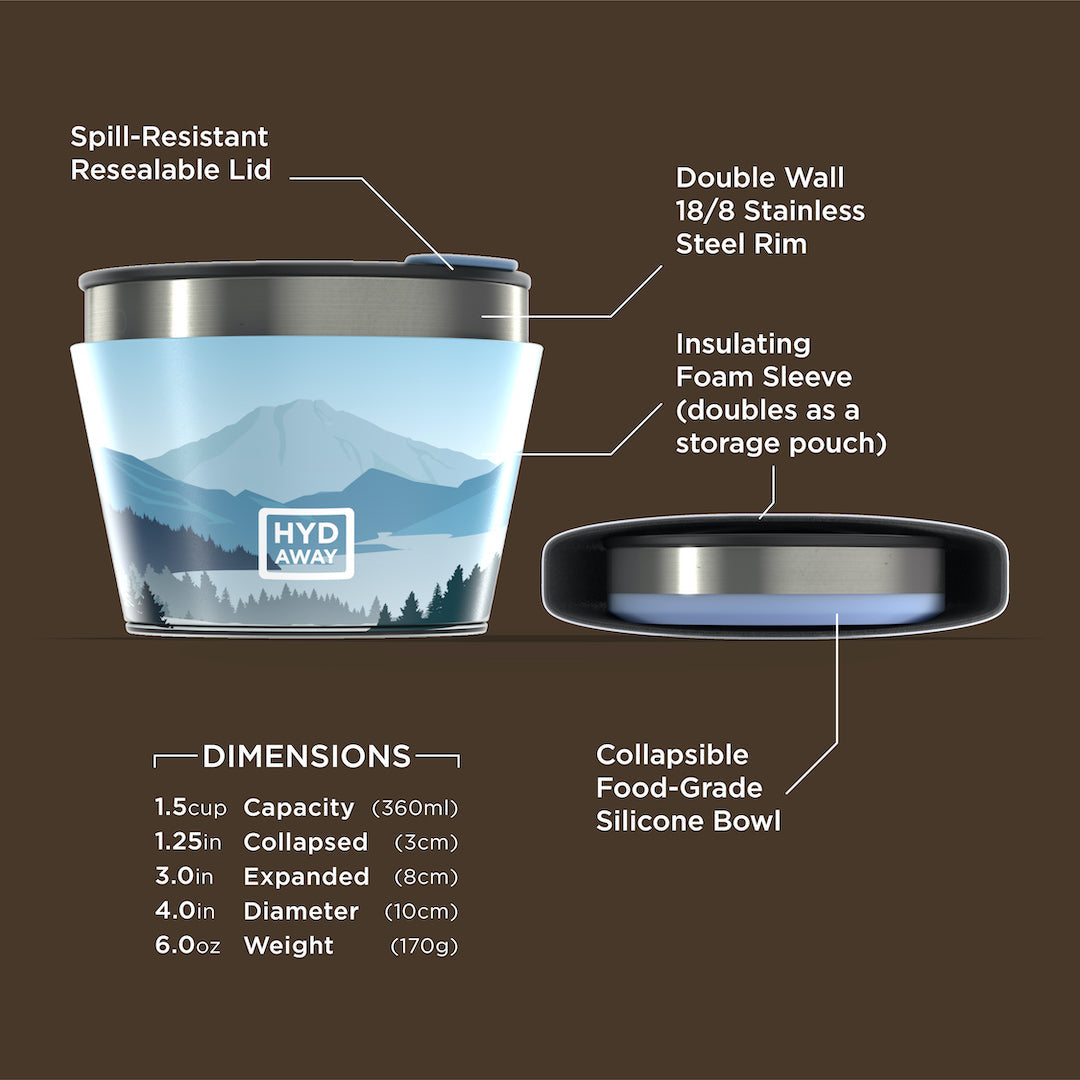 Collapsible Insulated Bowl | 1.5-Cup - Concordia Style Boutique