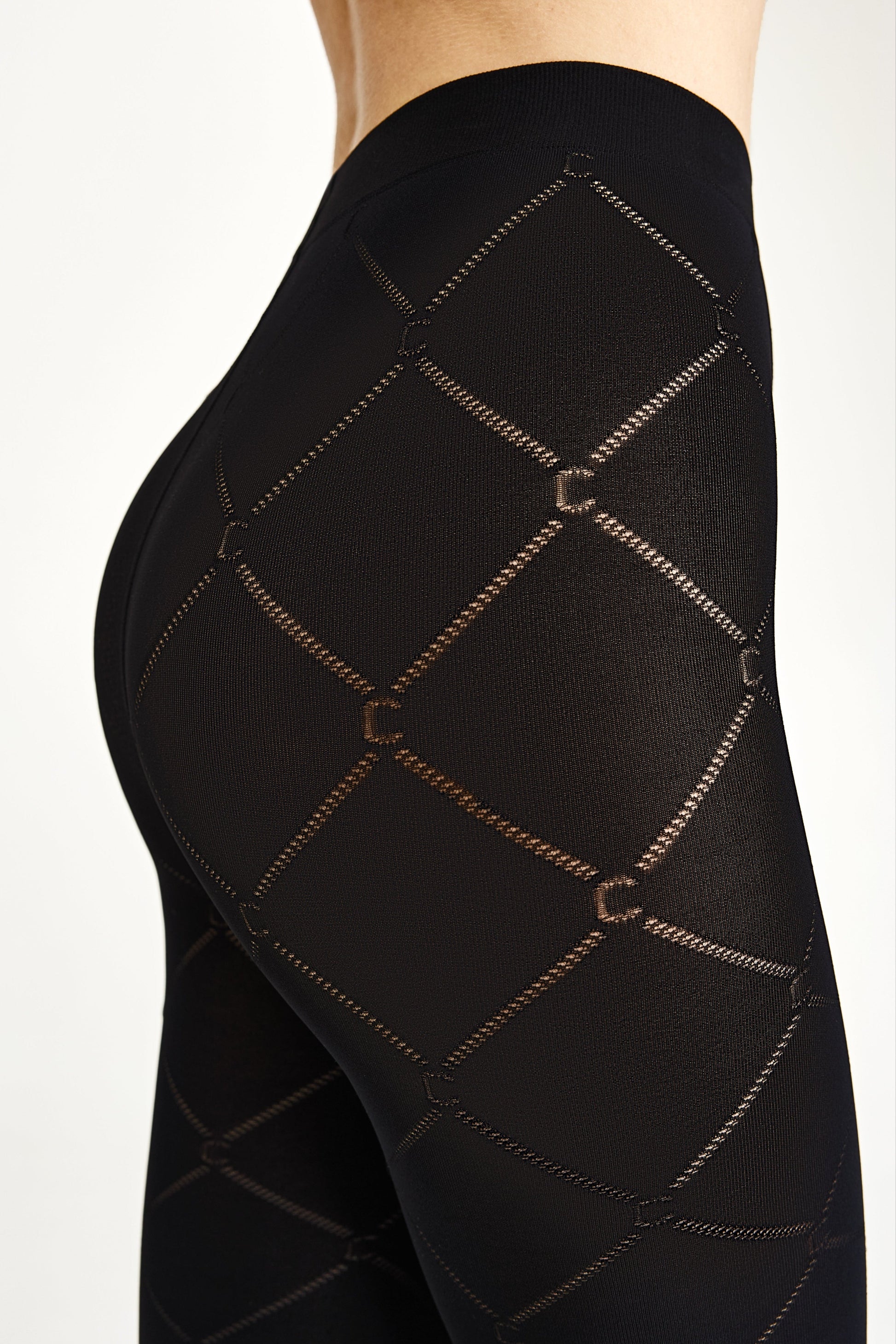 Fantasy Tights Conte History - Diamond Pattern - Concordia Style Boutique