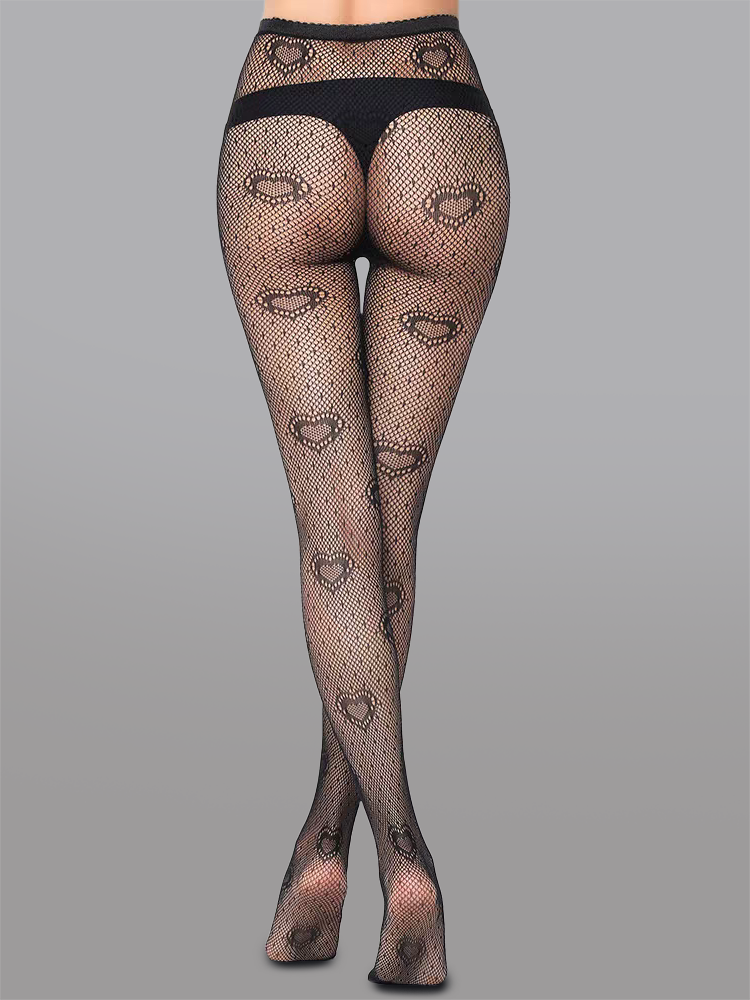 Heart Polka Dot Tights - Concordia Style Boutique