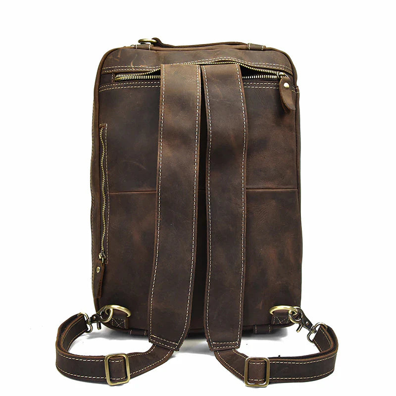 Dublin Leather Backpack Briefcase 2-in-1 - Concordia Style Boutique