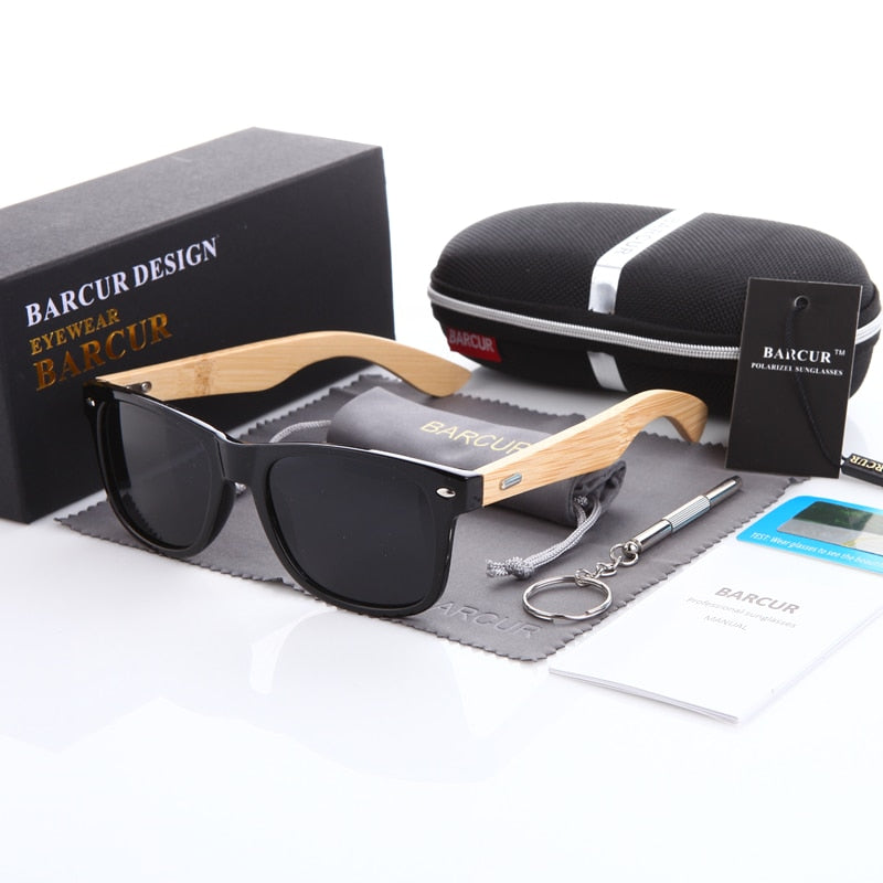 Polarized Bamboo Sunglasses