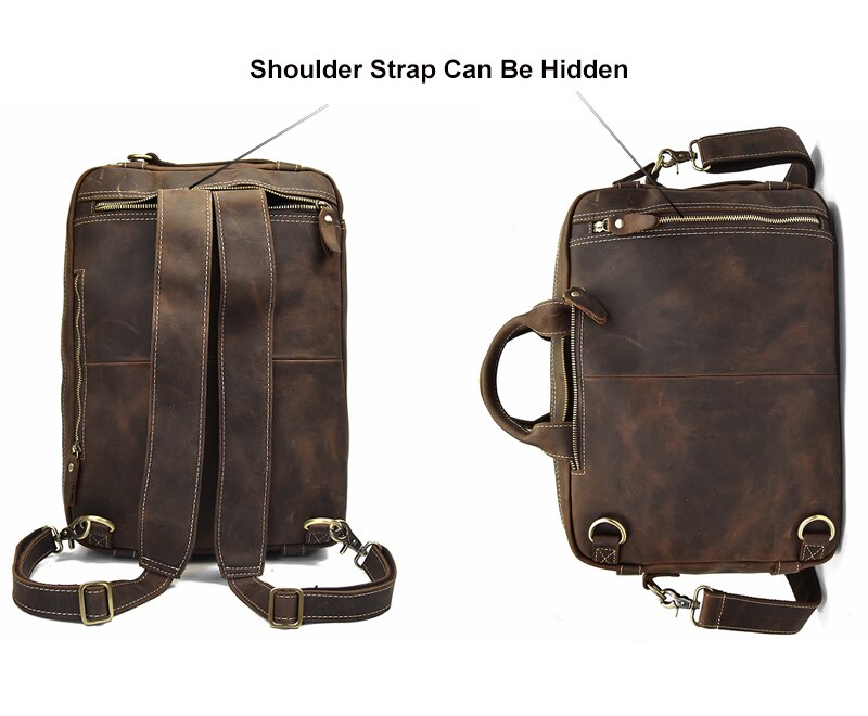 Dublin Leather Backpack Briefcase 2-in-1 - Concordia Style Boutique