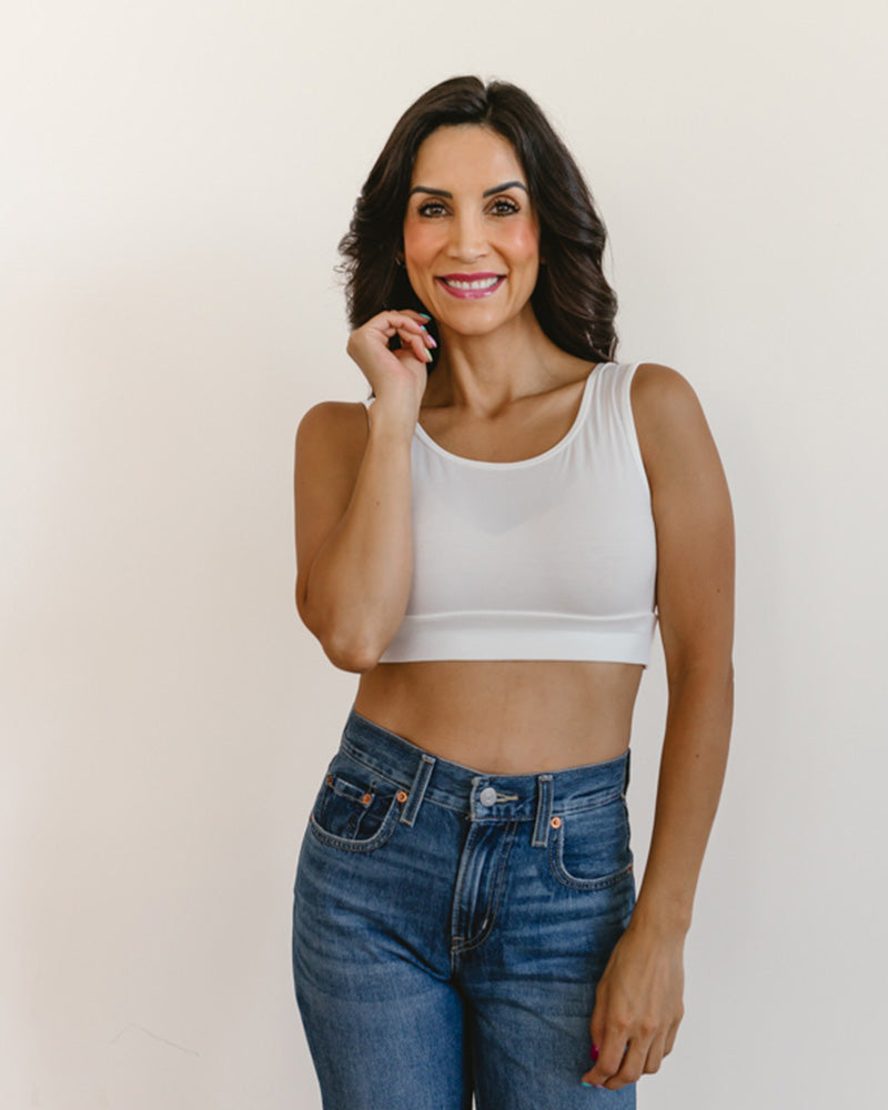 Classic Wide Strap Tank Halftee - Concordia Style Boutique
