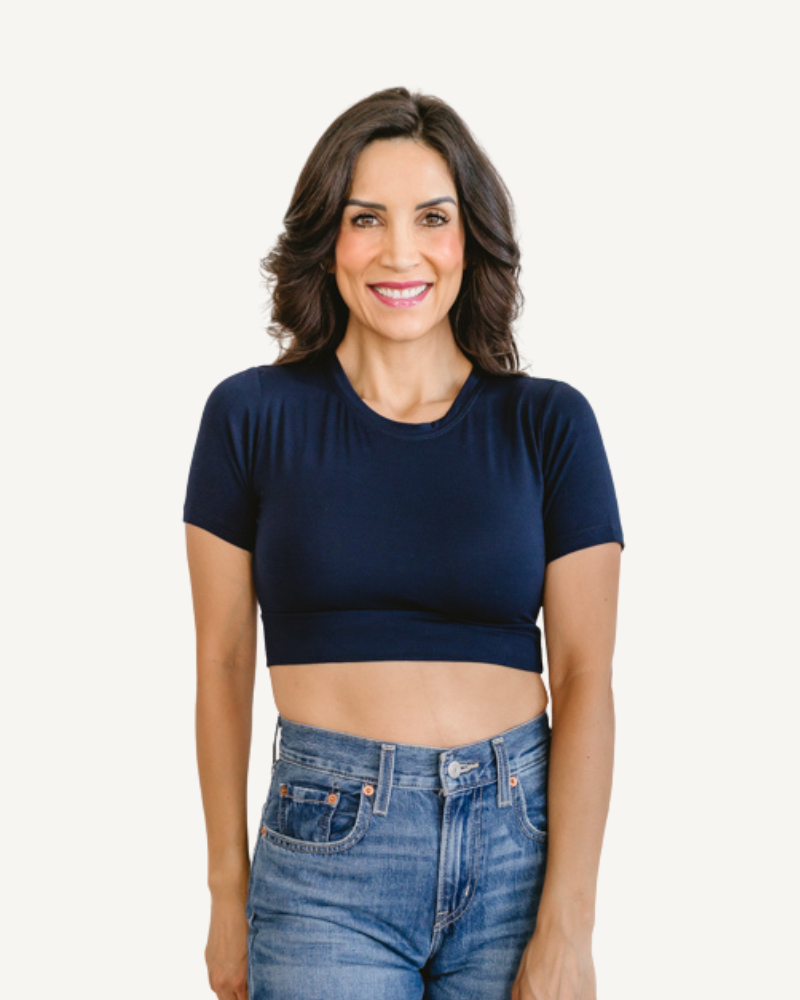 Crew Neck Boyfriend Halftee - Concordia Style Boutique