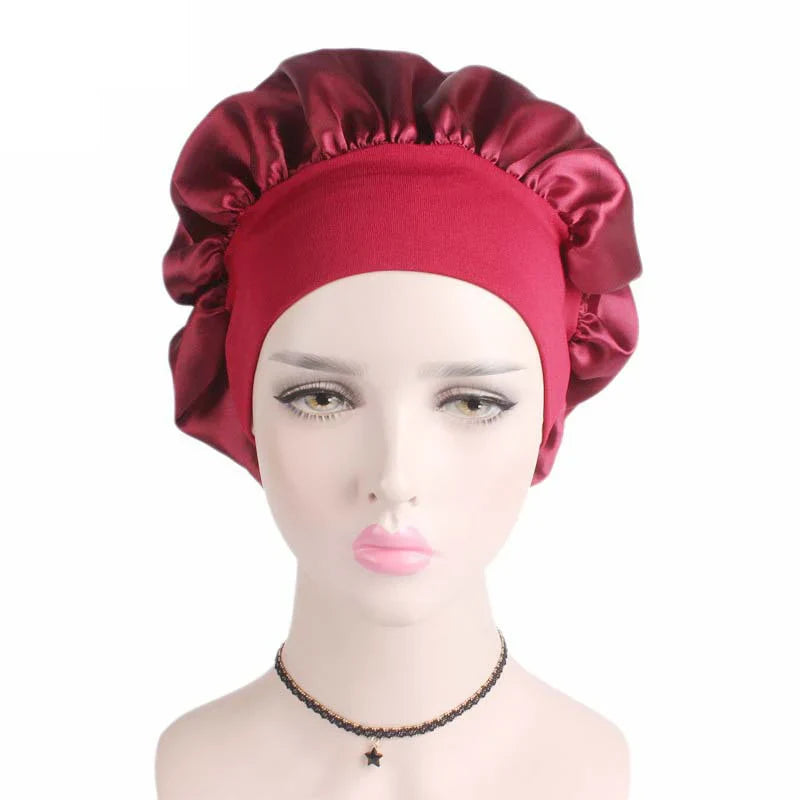 Satin Hair Bonnet / Styling Cap (1 pc)
