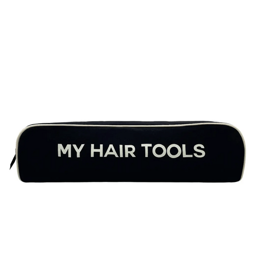 Roomy Hair Wrap Tools Travel Case, Black - Concordia Style Boutique