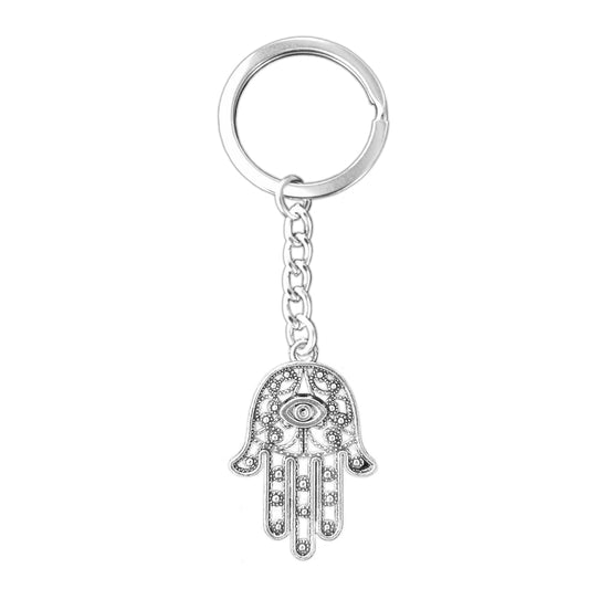 Hamsa Hand Keychain - Concordia Style Boutique