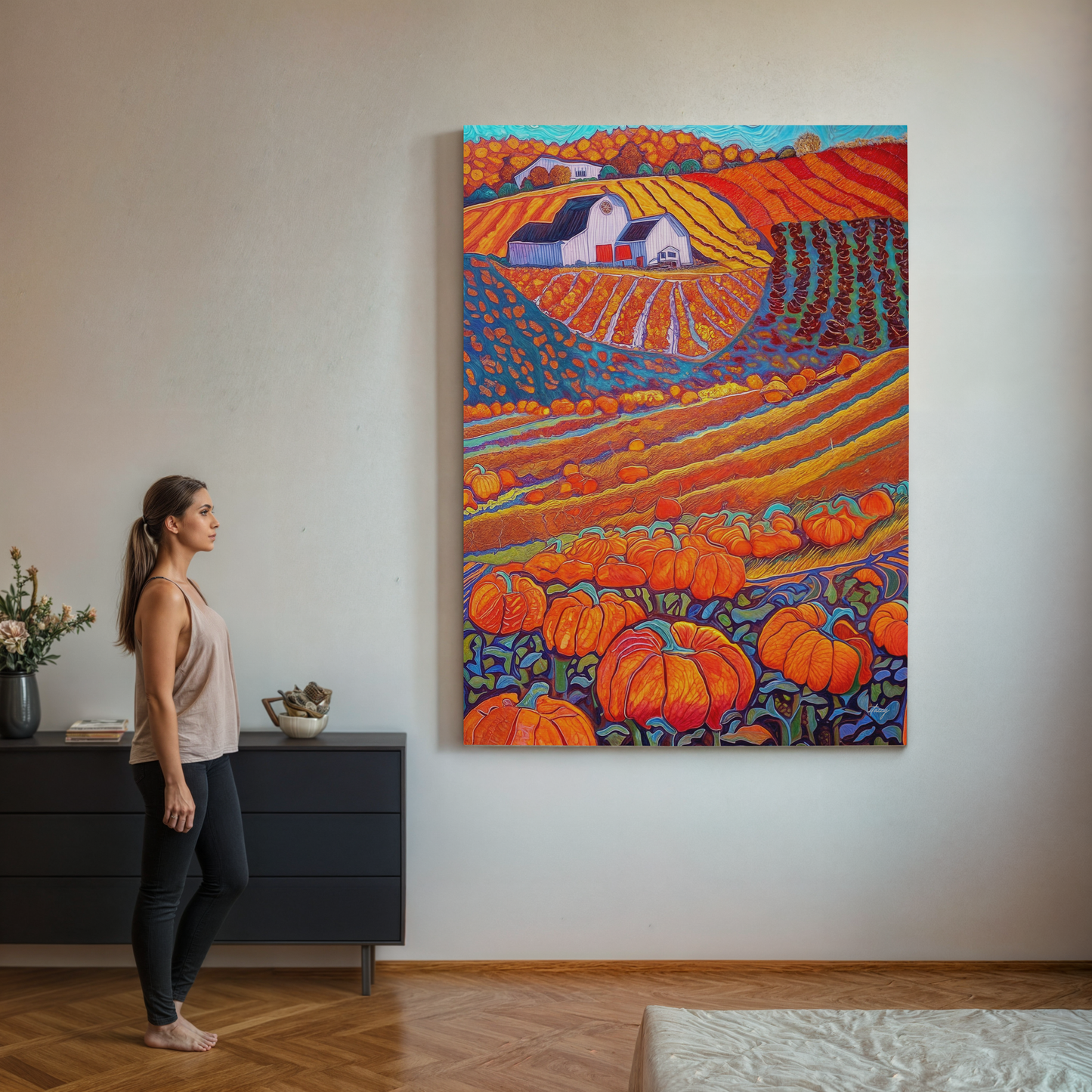 Canvas Print: "Harvest Hues"