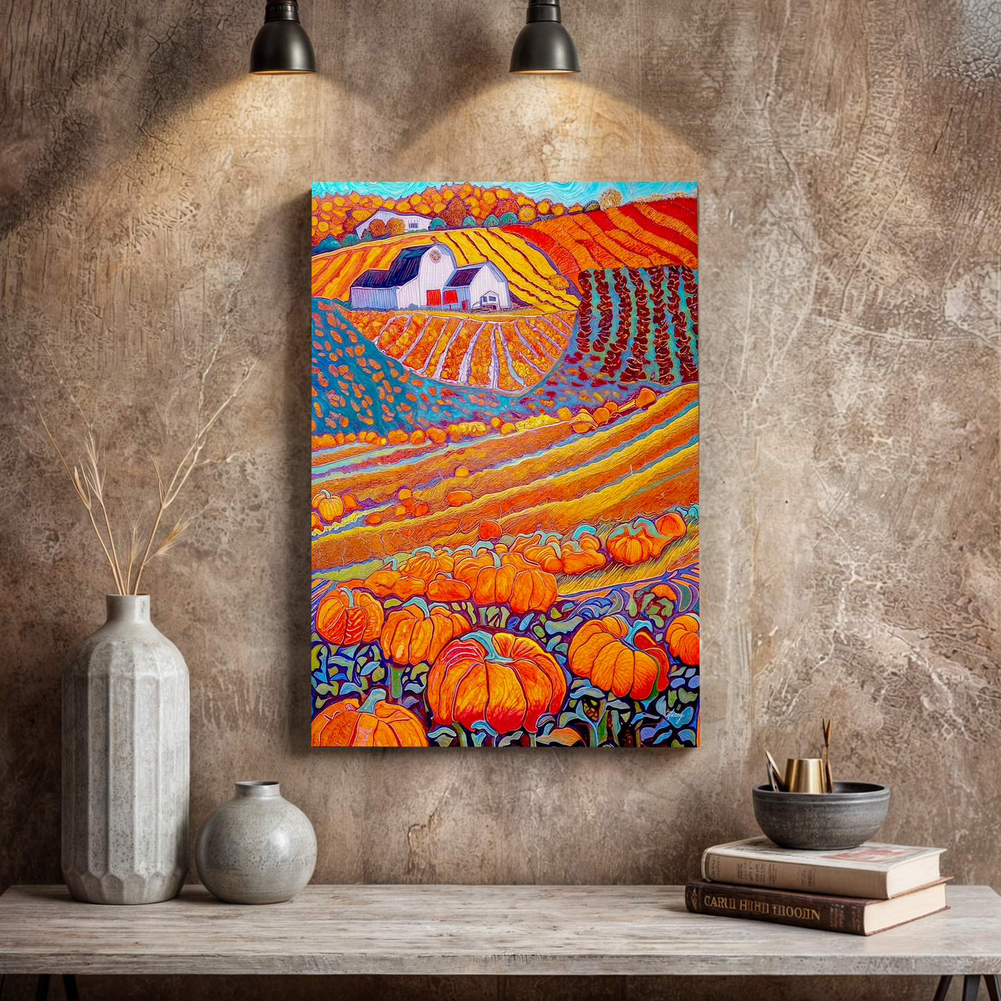 Canvas Print: "Harvest Hues"